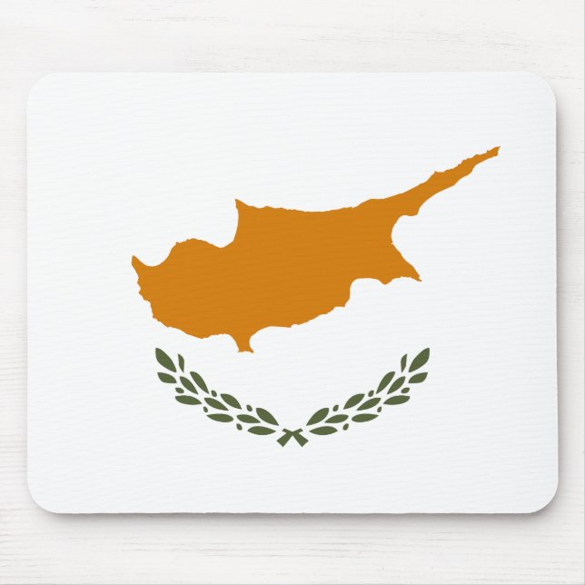 Tapis De Souris Drapeau de Chypre (Devant)