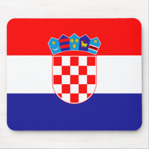 Tapis De Souris Drapeau de Croatie
