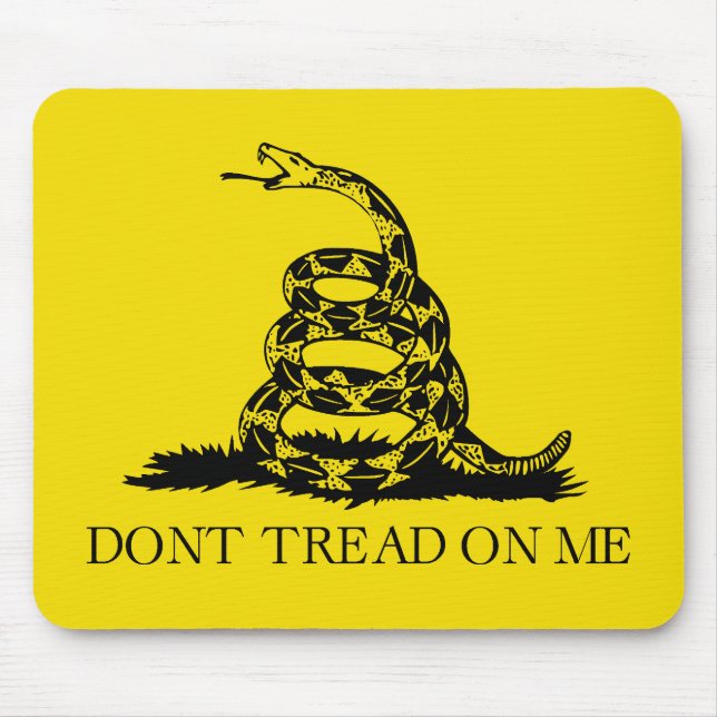 Tapis De Souris Drapeau de crotale de Gadsden : Guerre révolutionn (Devant)
