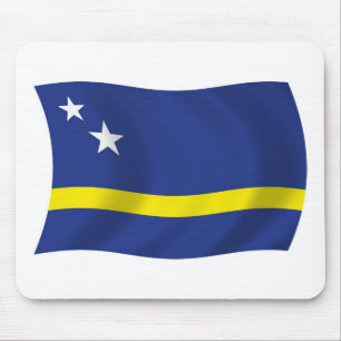 Tapis de souris Drapeau de Curaçao