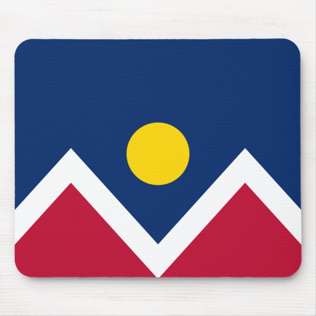 Tapis De Souris Drapeau de Denver (Colorado, USA) (Devant)