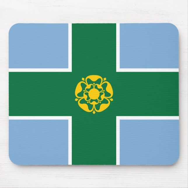 Tapis De Souris Drapeau de Derbyshire (Devant)