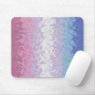 Tapis De Souris Drapeau de fierté Bigender Tripant Ondulant Groovy