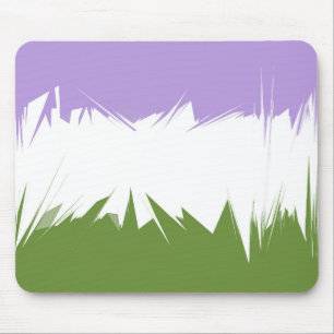 Tapis De Souris Drapeau de fierté genderqueer abstrait     
