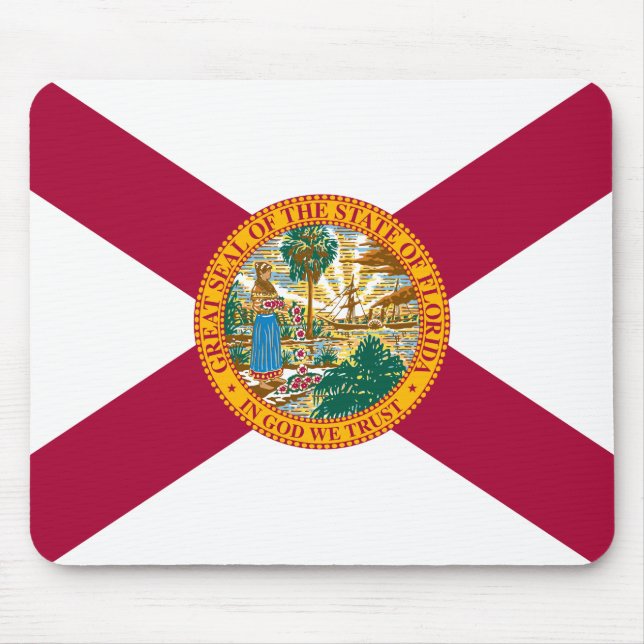 Tapis De Souris Drapeau de Floride (Devant)