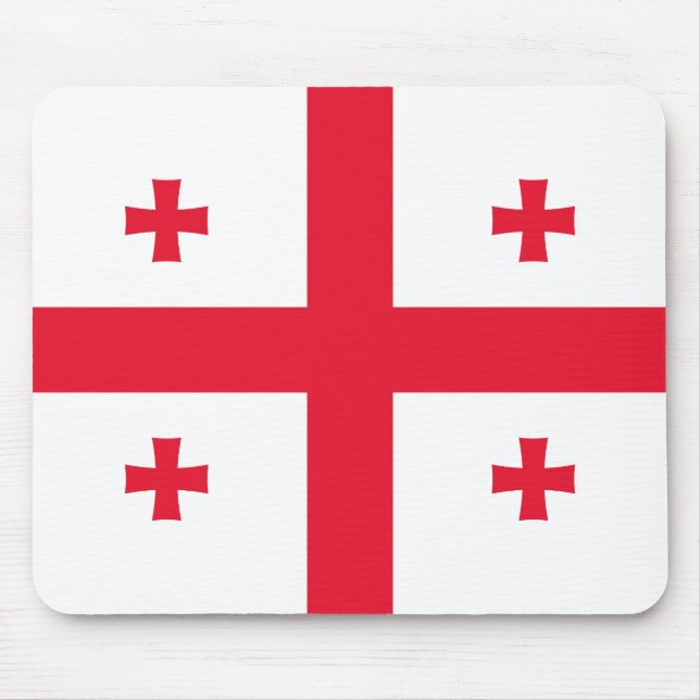 Tapis De Souris Drapeau de Géorgie (Devant)