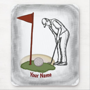 Tapis De Souris Drapeau de golf