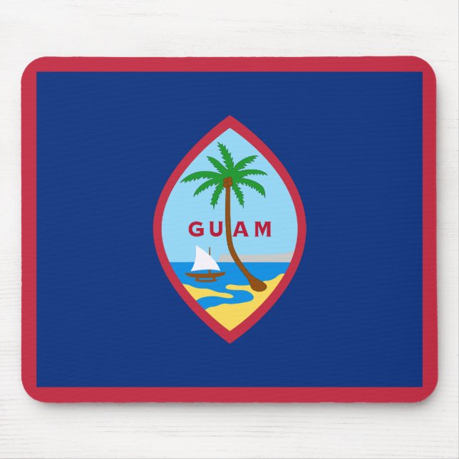 Tapis De Souris Drapeau de Guam (Devant)