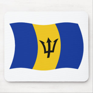 Tapis de souris Drapeau de la Barbade