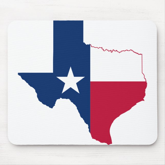 Tapis De Souris drapeau de la carte du Texas (Devant)