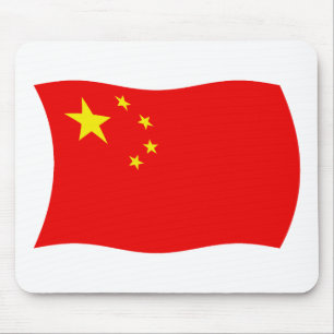 Tapis de souris Drapeau de la Chine