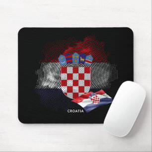 Tapis De Souris Drapeau de la Croatie