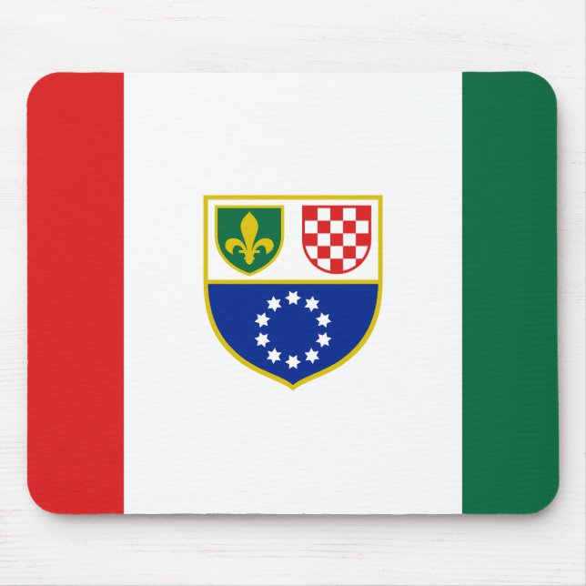 Tapis De Souris Drapeau de la Fédération de Bosnie (Devant)