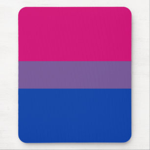 Tapis De Souris Drapeau de la fierté bisexuelle
