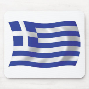Tapis de souris Drapeau de la Grèce