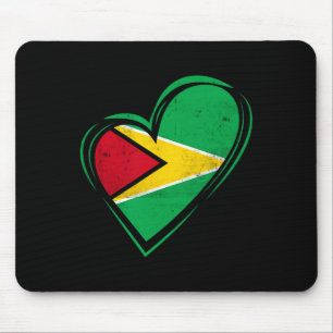 Tapis De Souris Drapeau de la Guyane Guyanais Caraïbes Croisière C