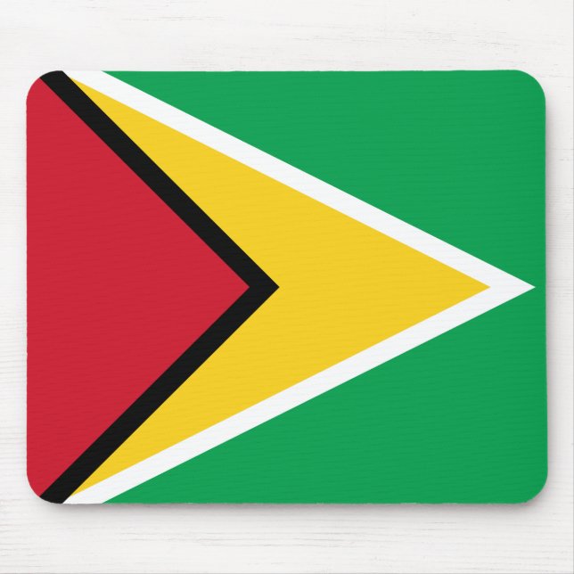 Tapis De Souris Drapeau de la Guyane patriotique (Devant)