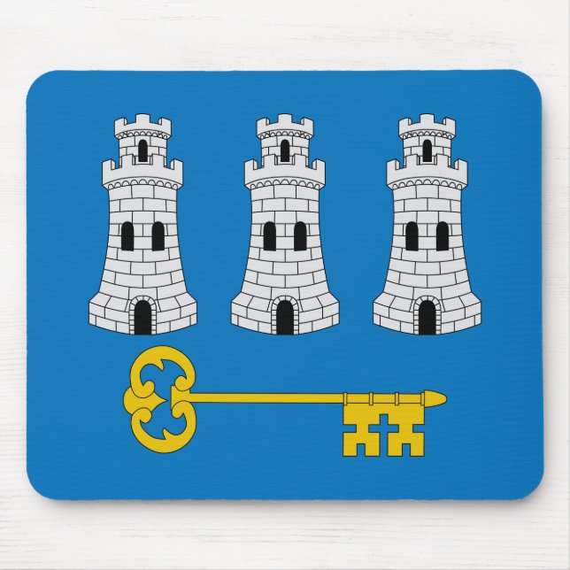 Tapis De Souris Drapeau de La Havane, Cuba Pad de souris (Devant)