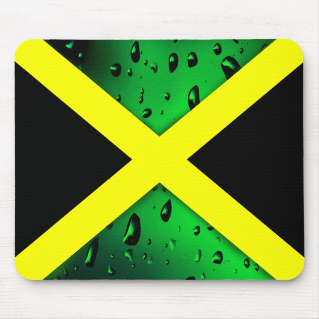 Tapis De Souris Drapeau de la Jamaïque Mousepad (Devant)