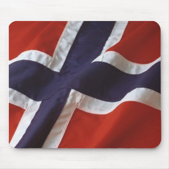 Tapis De Souris Drapeau de la Norvège (Devant)