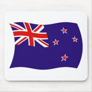 Tapis de souris Drapeau de la Nouvelle-Zélande