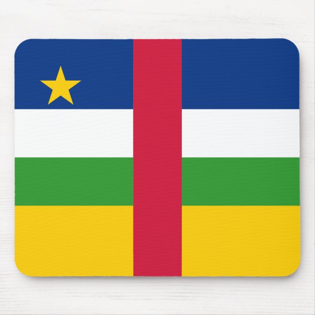 Tapis De Souris Drapeau de la République centrafricaine (Devant)