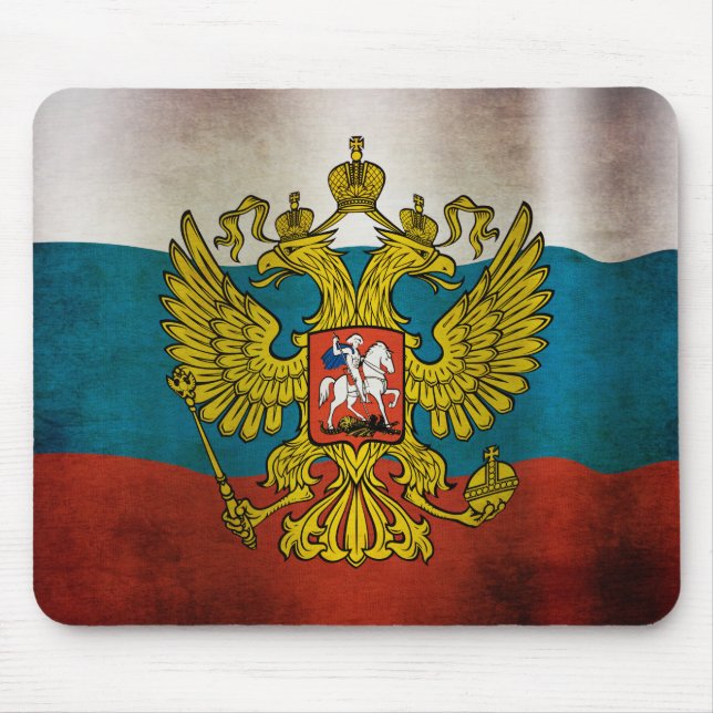 Tapis De Souris Drapeau de la Russie (Devant)