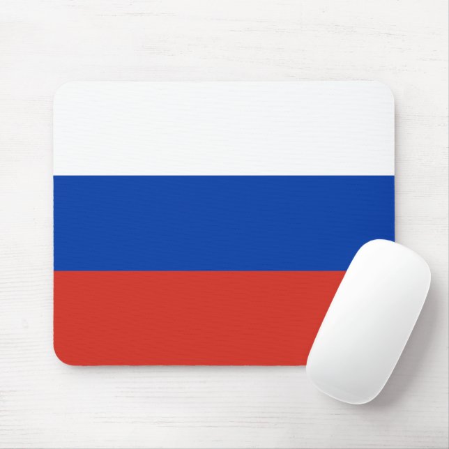 Tapis De Souris Drapeau de la Russie (Avec souris)