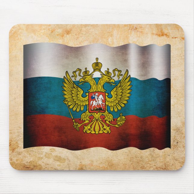 Tapis De Souris Drapeau de la Russie (Devant)