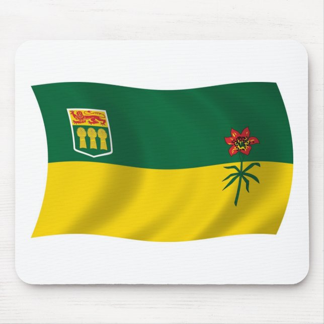 Tapis De Souris Drapeau de la Saskatchewan Mousepad (Devant)