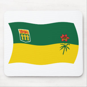 Tapis De Souris Drapeau de la Saskatchewan Mousepad