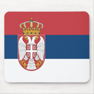 Tapis De Souris Drapeau de la Serbie