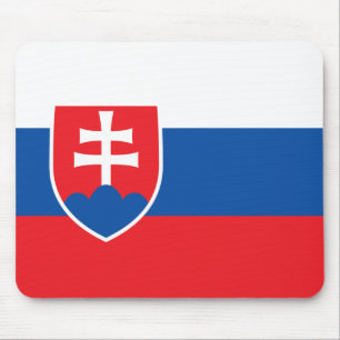 Tapis De Souris Drapeau de la Slovaquie