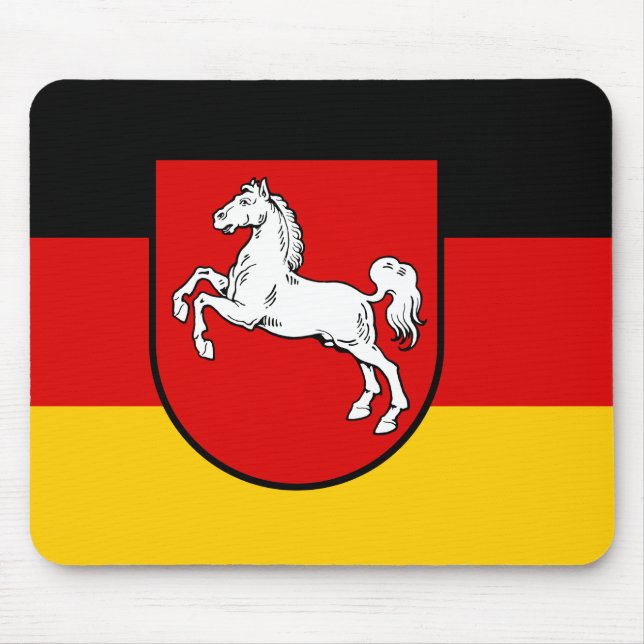 Tapis De Souris Drapeau de la souris de Basse-Saxe (Devant)