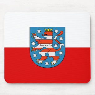 Tapis De Souris Drapeau de la souris de Thuringe