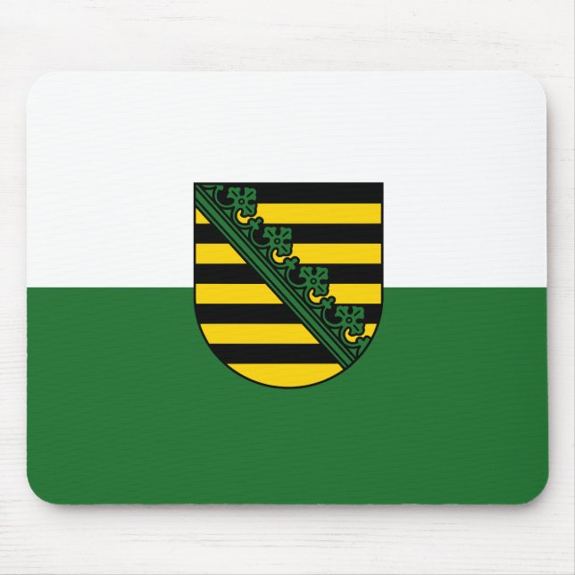 Tapis De Souris Drapeau de la souris saxonne (Devant)