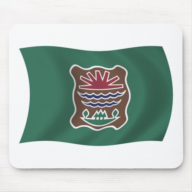 Tapis De Souris Drapeau de la tribu Abenaki Mousepad (Devant)