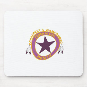 Tapis De Souris Drapeau de la tribu Wampanoag Mousepad
