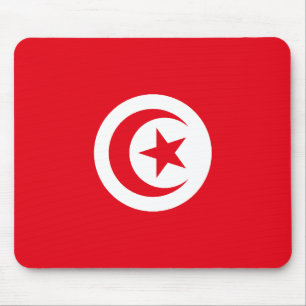 Tapis De Souris Drapeau de la Tunisie