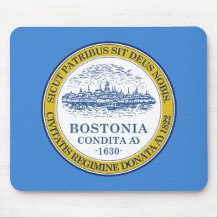 Tapis De Souris Drapeau de la ville de Boston (Massachusetts)
