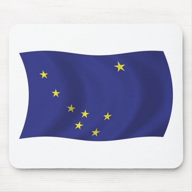 Tapis De Souris Drapeau de l'Alaska Mousepad (Devant)