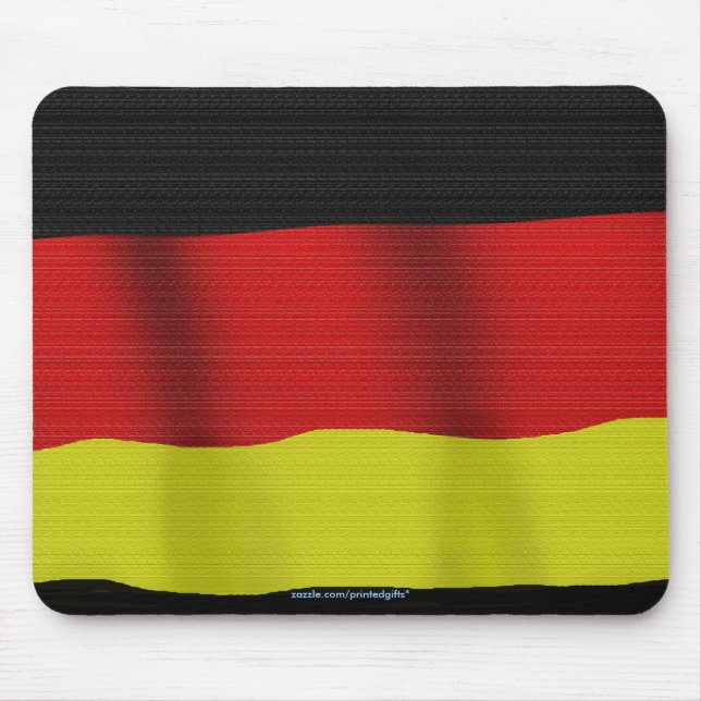 Tapis De Souris Drapeau de l'Allemagne Drapeaux du monde patriotiq (Devant)