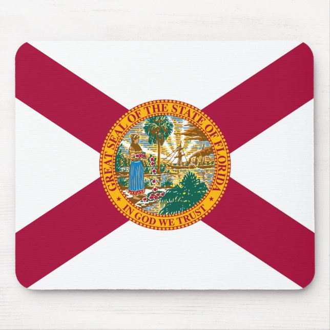 Tapis De Souris Drapeau de l'État de Floride (Devant)