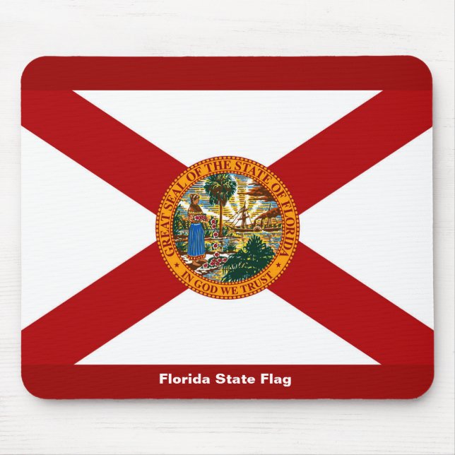 Tapis De Souris Drapeau de l'État de Floride (Devant)