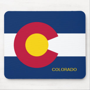 Tapis De Souris Drapeau de l'État du Colorado