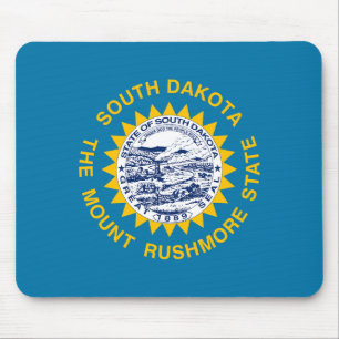 Tapis De Souris Drapeau de l'État du Dakota du Sud