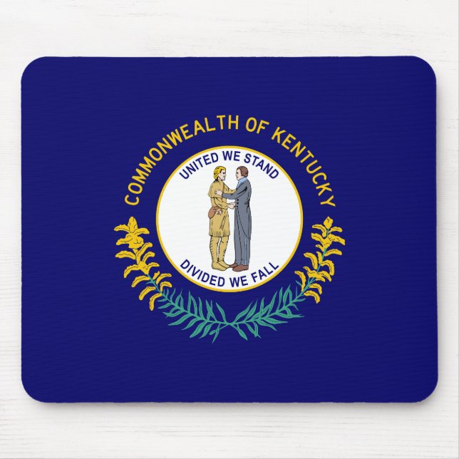 Tapis De Souris Drapeau de l'État du Kentucky (Devant)