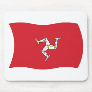 Tapis De Souris Drapeau de l'île de Man Mousepad