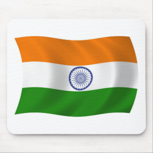 Tapis de souris Drapeau de l'Inde