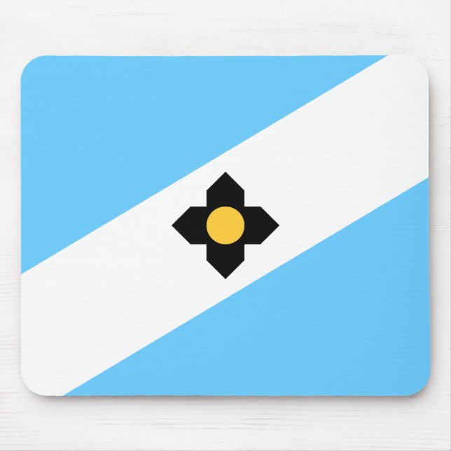 Tapis De Souris Drapeau de Madison, Wisconsin (Devant)